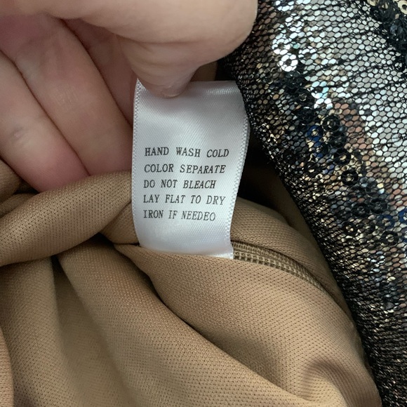 NWT Altar’d State Sequin Leopard Gold Black Mini Skirt Animal Print XS - Picture 8 of 10